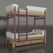 modello 3D Letto a castello TUNE J (UXTJA1) - anteprima