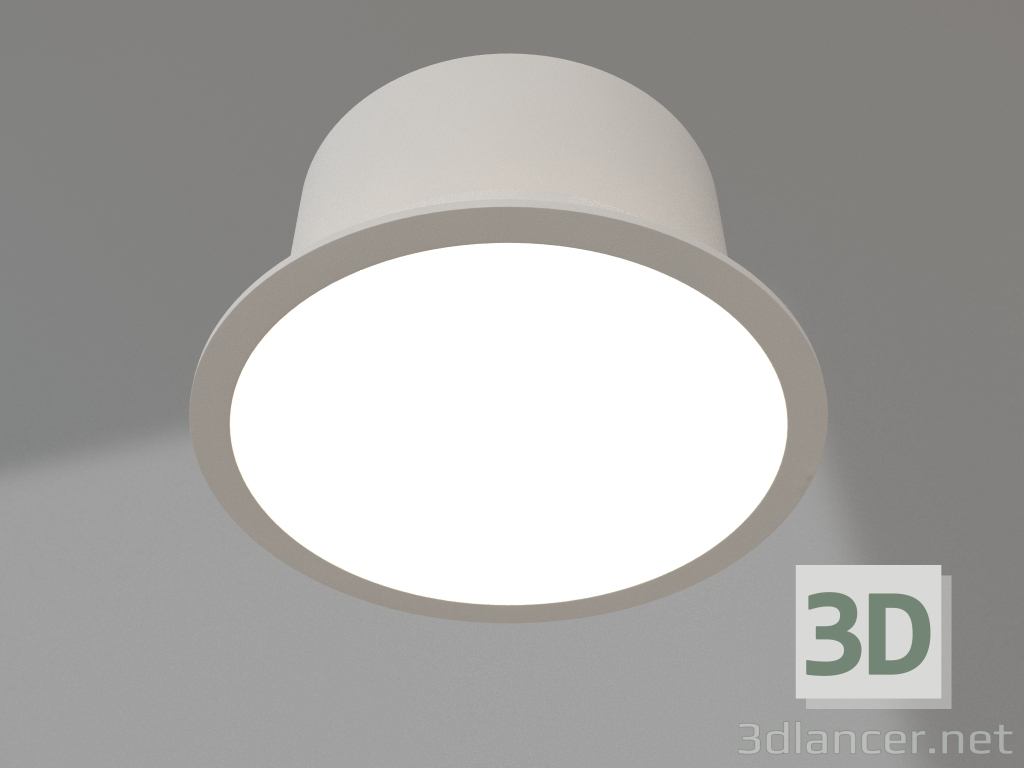 3D Modell Lampe MS-BREEZE-BUILT-R104-12W Warm3000 (WH, 90 Grad, 230V) - Vorschau