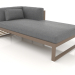 3D Modell Modulares Sofa, Abschnitt 2 rechts (Bronze) - Vorschau