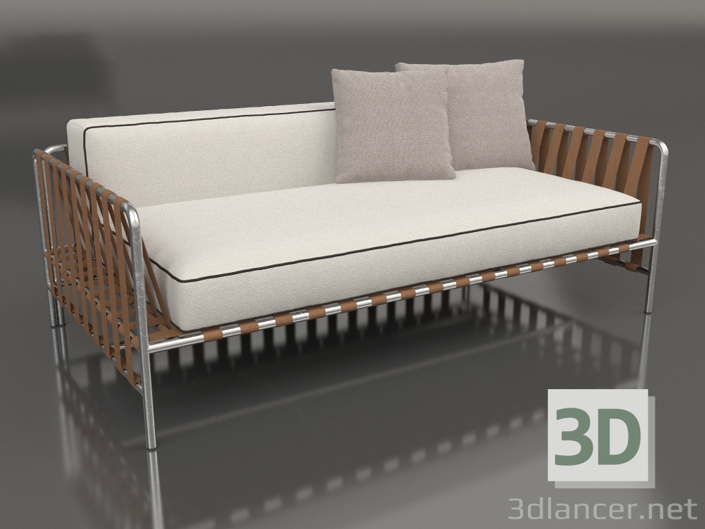 3D Modell Sofa für 2 Personen - Vorschau