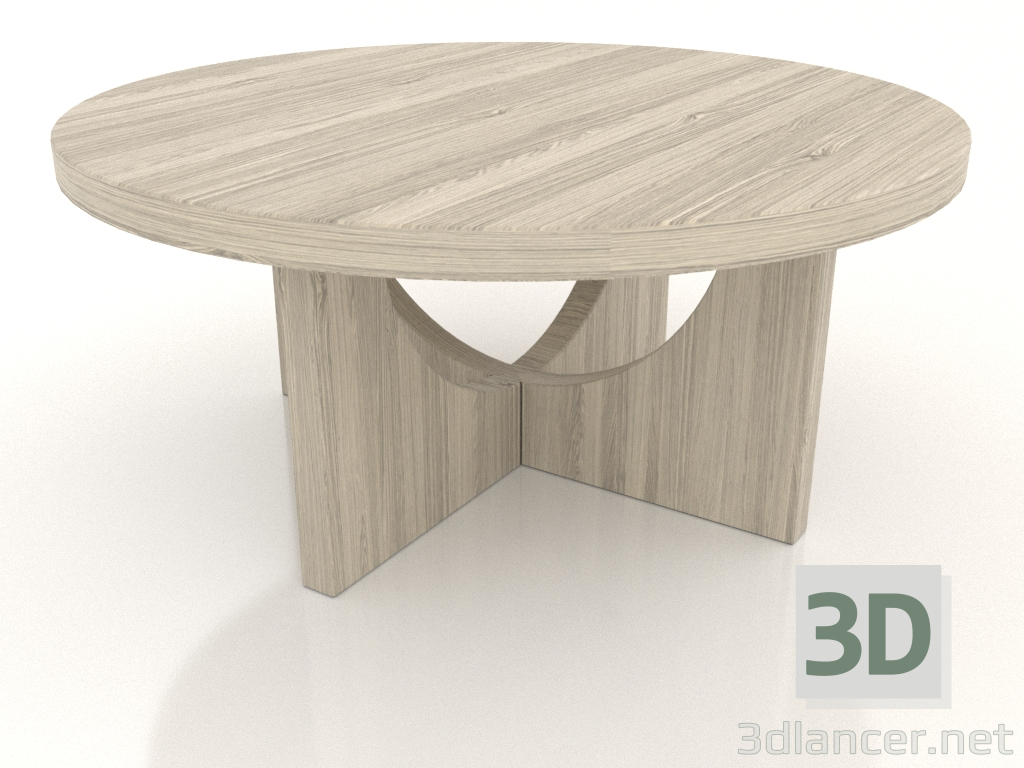 3d model Mesa de centro 900 mm (roble iluminado) - vista previa