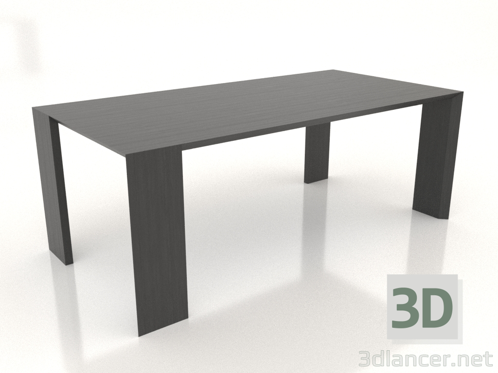 3d модель Стол обеденный Ispolin 2000х1000х750 мм (вариант 4) – превью 3d модель Стол обеденный Ispolin 2000х1000х750 мм (вариант 4) – превью
