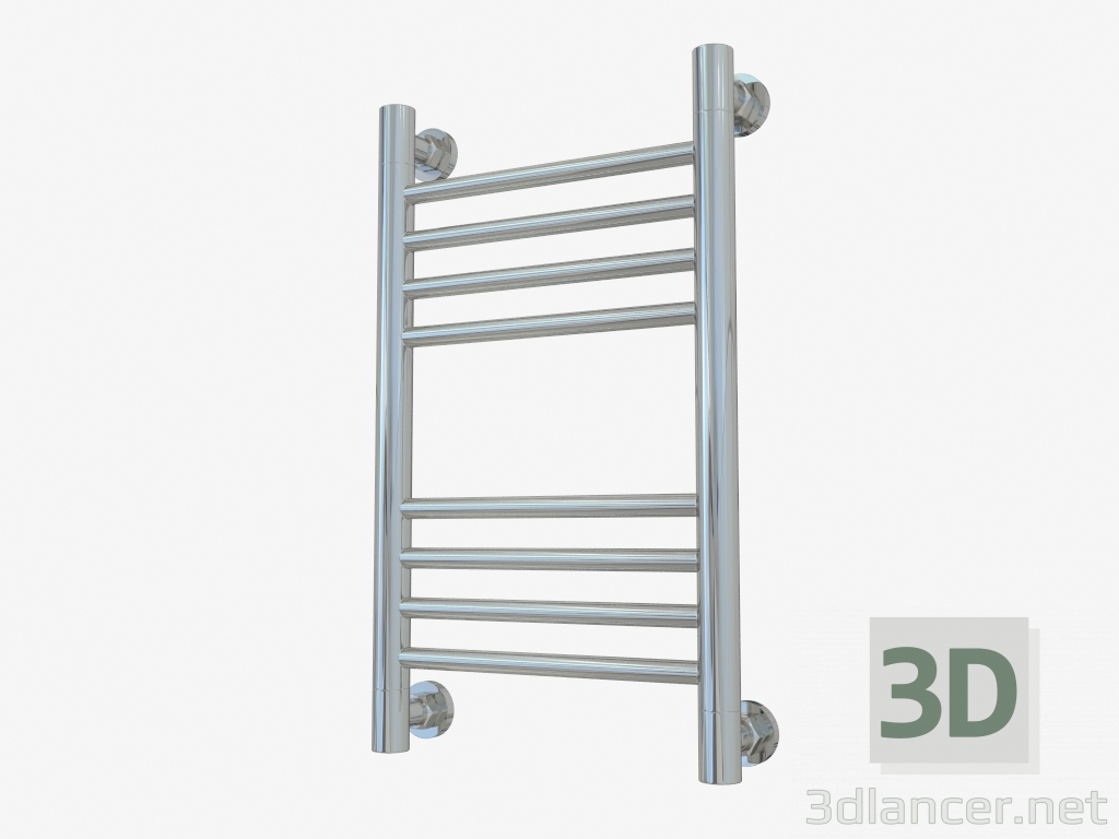 3d model Bohemia heated towel rail + straight (500x300) - preview