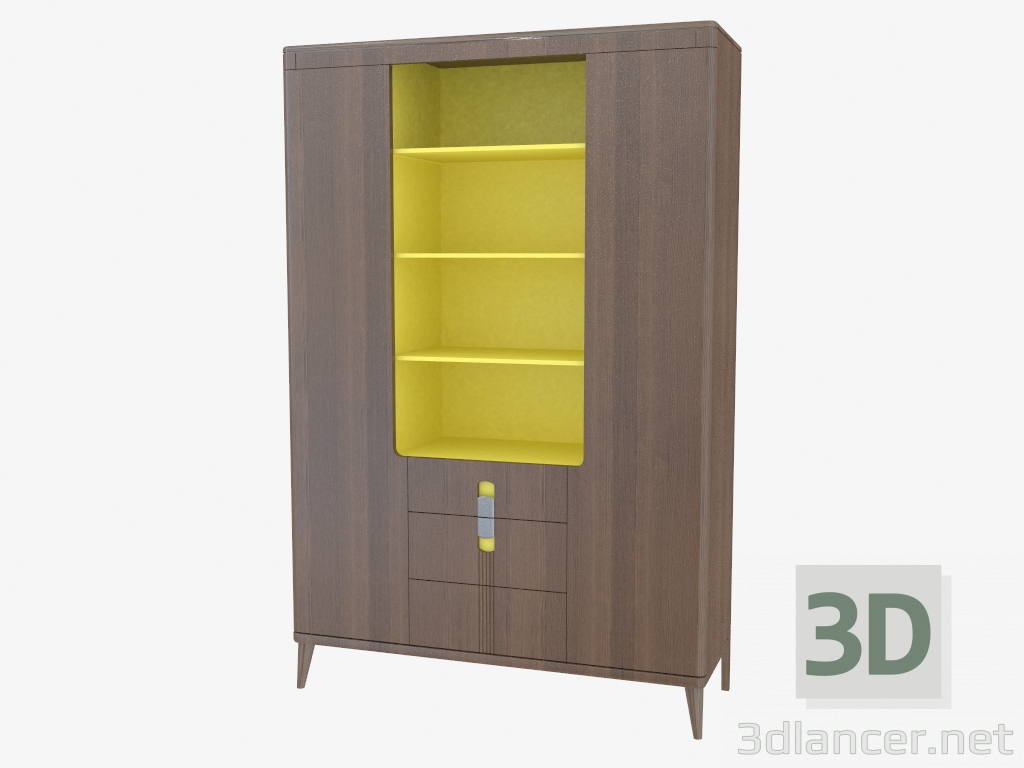 3D modeli Kitaplık sanatı. 08270103 (1260х448хh1908 mm) - önizleme