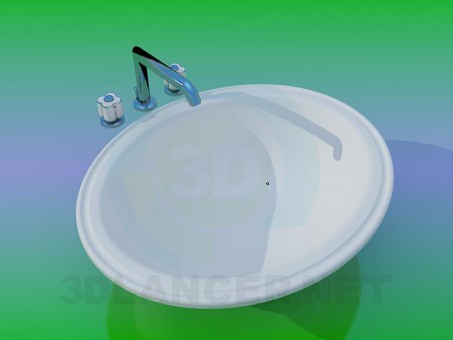 modèle 3D Lavabo - preview