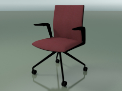 Silla 4807 (4 ruedas, con tapizado frontal - tela, V39)