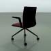 3d model Chair 4807 (4 castors, with front trim - fabric, V39) - preview