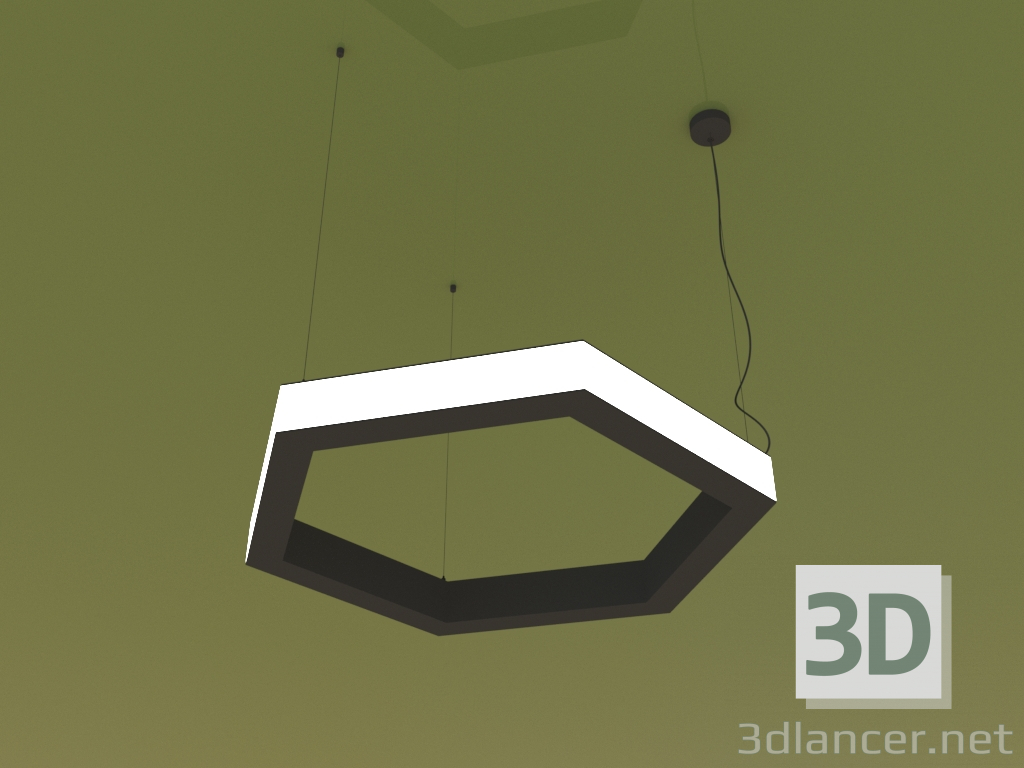 3d model Luminaire HEXAGON SIDE (740 mm) - preview