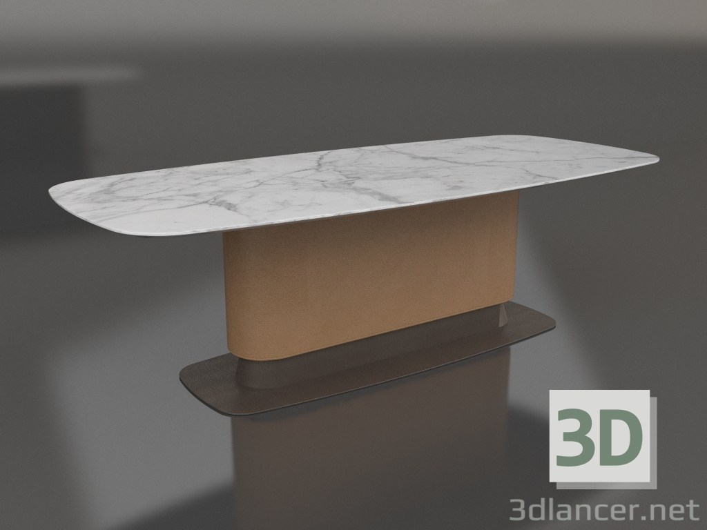 3d model Mesa de comedor rectangular (ST717) - vista previa