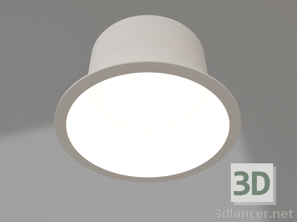 3d model Lámpara MS-BREEZE-BUILT-R82-9W Warm3000 (WH, 85 grados, 230V) - vista previa