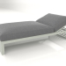 modello 3D Letto per riposo 100 (Grigio cemento) - anteprima