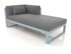 Modular sofa, section 2 right (Blue gray)