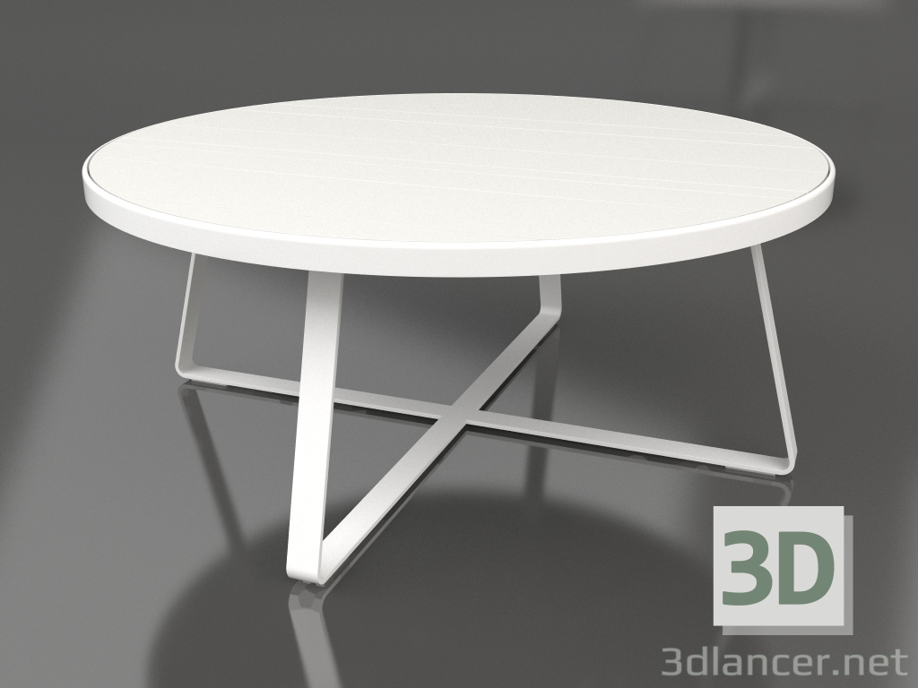 3d model Mesa de comedor redonda Ø175 (Blanco) - vista previa