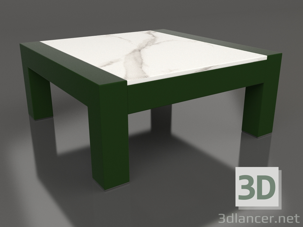 Modelo 3d Mesa lateral (verde garrafa, DEKTON Aura) - preview