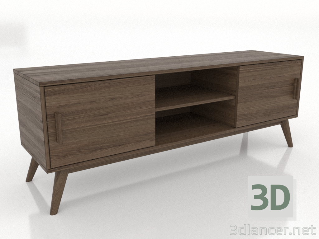 3d модель Тумба ТВ 1 1500 мм (освітлений попелястий горіх) – превью 3d модель Тумба ТВ 1 1500 мм (освітлений попелястий горіх) – превью
