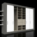 3d model Wardrobe animated 600x4000x2700mm - preview