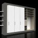 3d model Wardrobe animated 600x4000x2700mm - preview