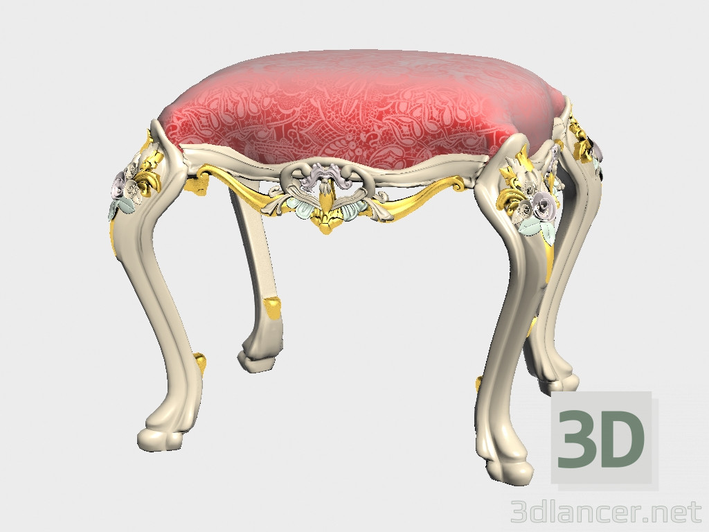 modèle 3D Pouf - preview