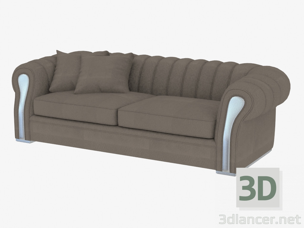 3d model The sofa is modern straight Karma (225x110x70) - preview