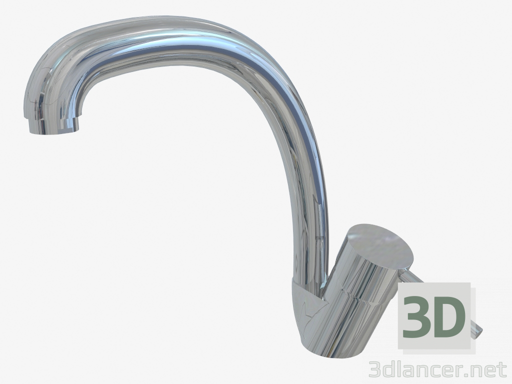 3d model Grifo para lavabo con caño F Aster (BCA 066M) - vista previa