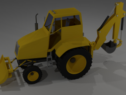 Tractor (+ blade, bucket, trailer)