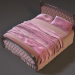 3d Bed model buy - render