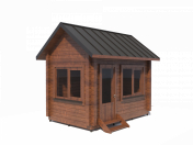 wooden house made of profiled beam h3,9х4x2,5 m