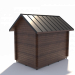 modello 3D di casa in legno realizzata con travi profilate h3,9x4x2,5 m comprare - rendering