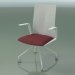 3d model Chair 4819 (4 castors, with upholstery - fabric and mesh, V12) - preview