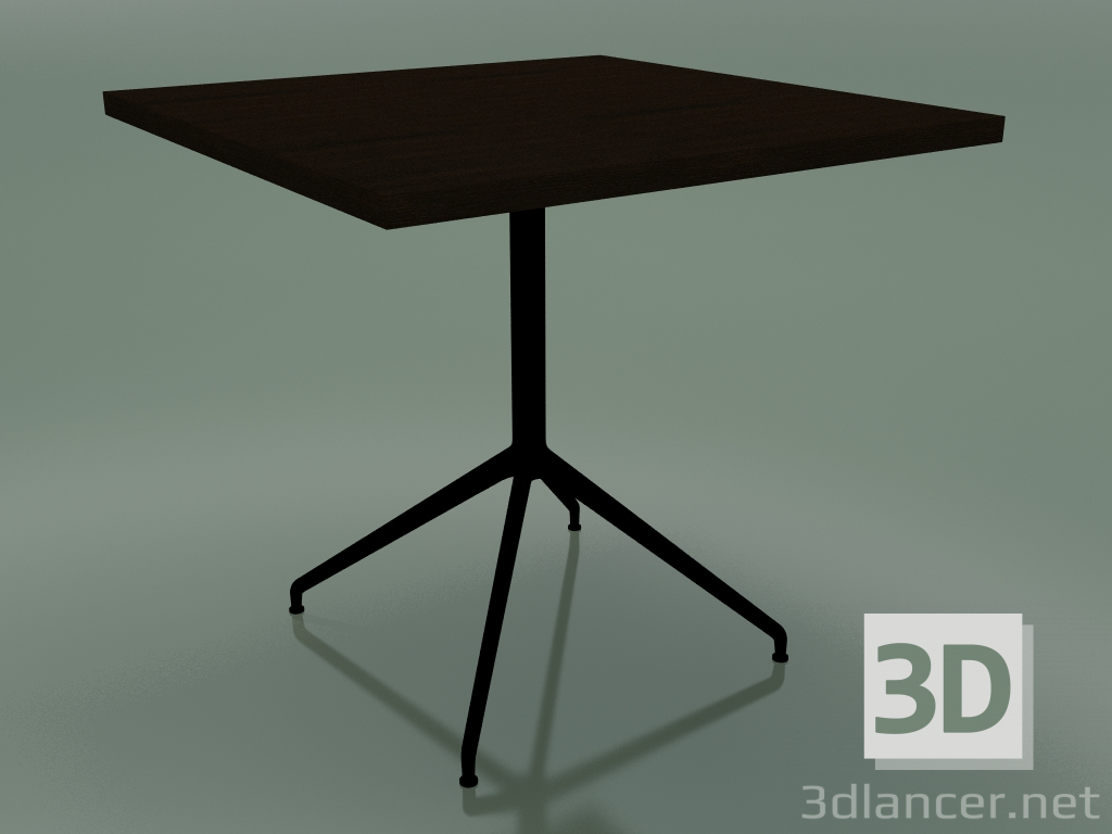 3d model Mesa cuadrada 5755 (H 74.5 - 80x80 cm, Wenge, V39) - vista previa