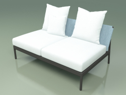 Central sofa module 006 (Metal Smoke, Batyline Sky)