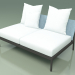 3d model Central sofa module 006 (Metal Smoke, Batyline Sky) - preview