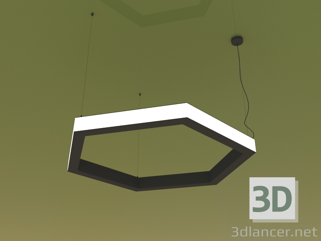 3d model Luminaire HEXAGON SIDE (980 mm) - preview