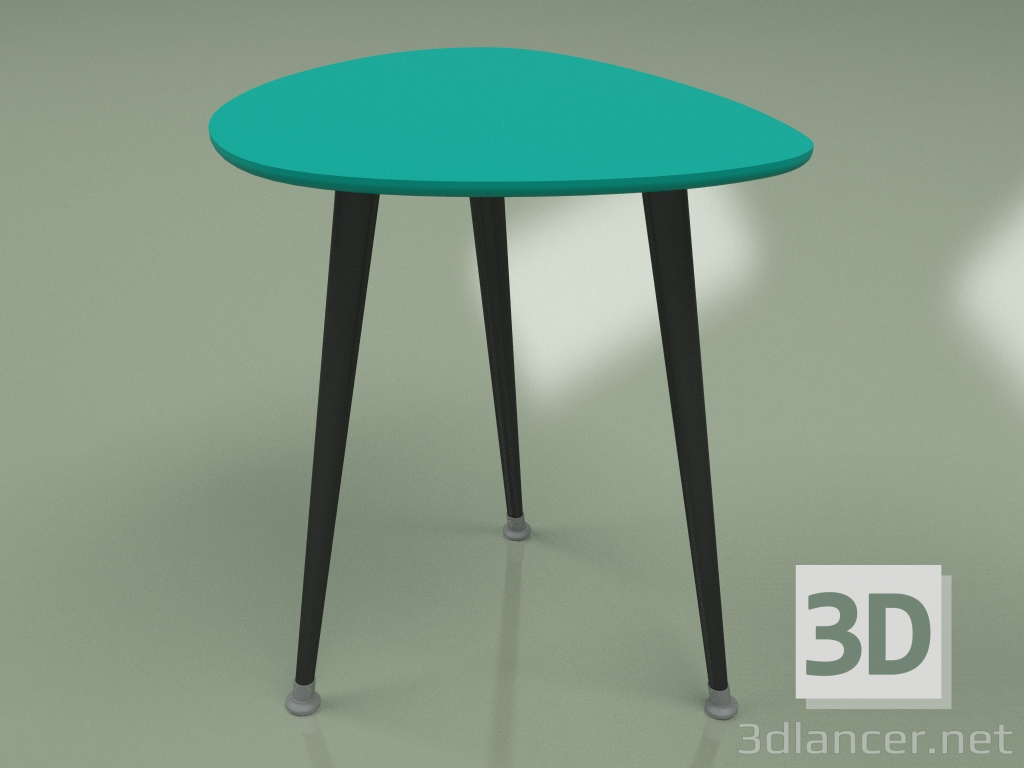 3d model Side table Drop (turquoise) - preview