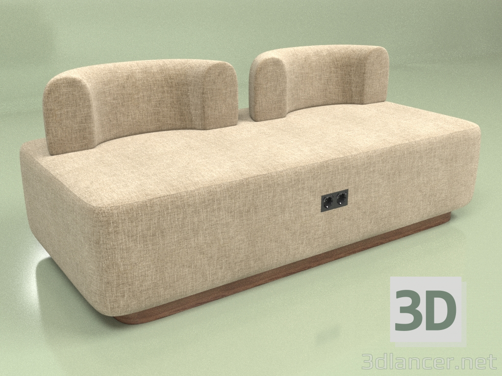 3d model Sofá modular Plump - vista previa