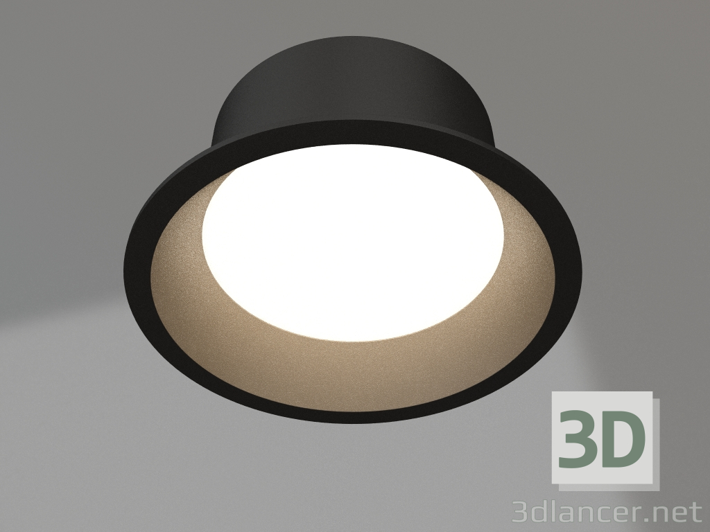 modèle 3D Lampe MS-BREEZE-BUILT-R125-16W Warm3000 (BK, 85 degrés, 230V) - preview