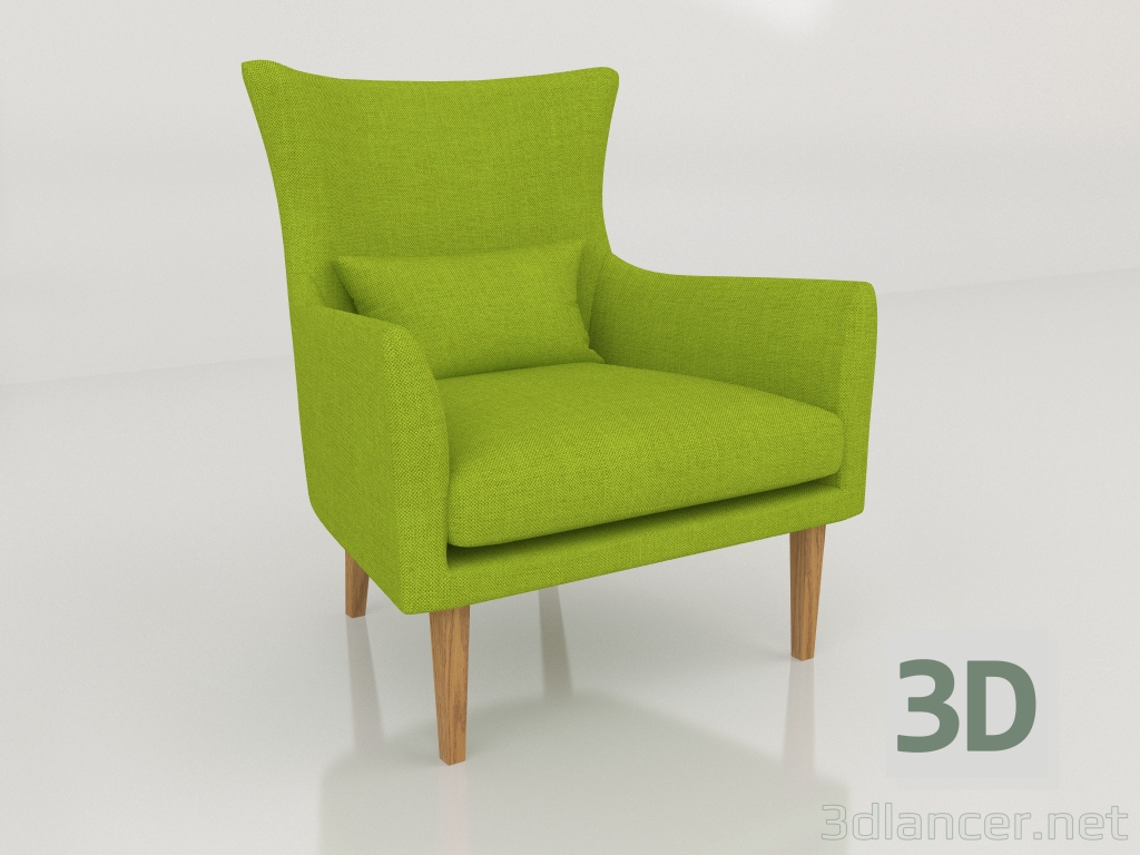 3d model silla elegancia - vista previa