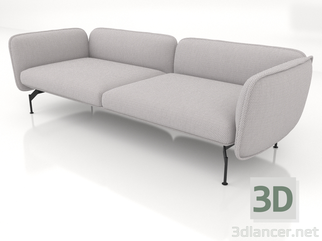 3d model 2.5 seater sofa - preview