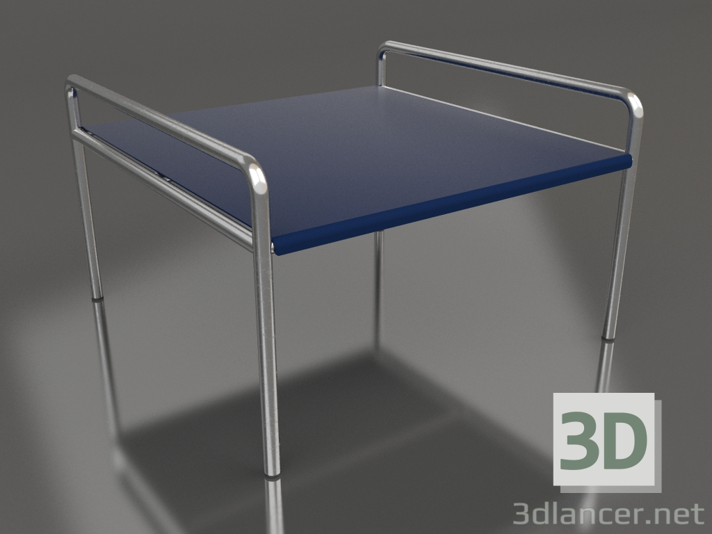 3d model Mesa de centro 76 con tablero de aluminio (Azul noche) - vista previa