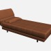 3d model cama individual - vista previa