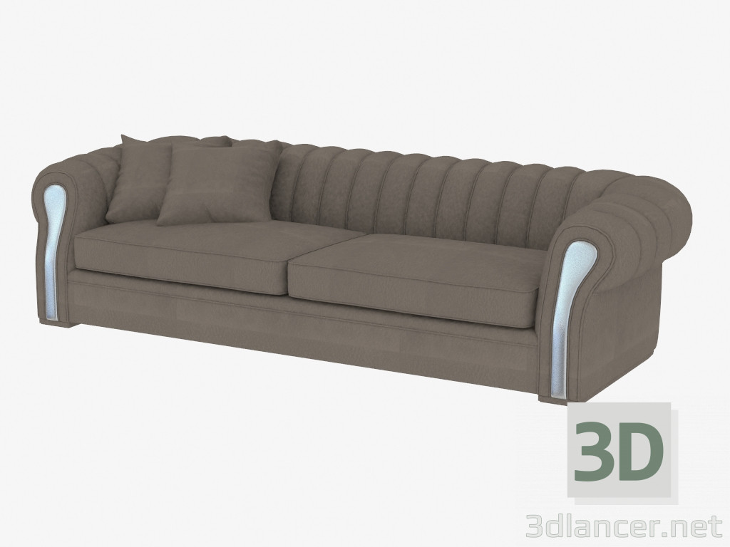 3D Modell Das Sofa ist modern gerade Karma (260х110х70) - Vorschau