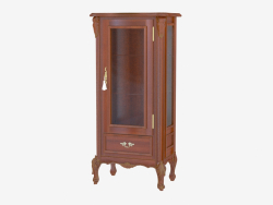 Single-door showcase with drawer BN8807 (wood)