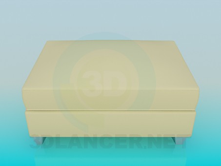 3d model Ottoman - preview