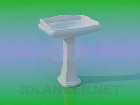 modèle 3D Lavabo - preview