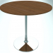 3d model Restaurant table round (RR20 Chrome НМ12, Ø800 mm, Н740 mm, round base) - preview