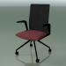 3d model Chair 4819 (4 castors, with upholstery - fabric and mesh, V39) - preview