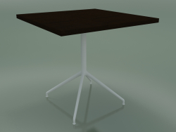 Table carrée 5755 (H 74,5 - 80x80 cm, Wengé, V12)