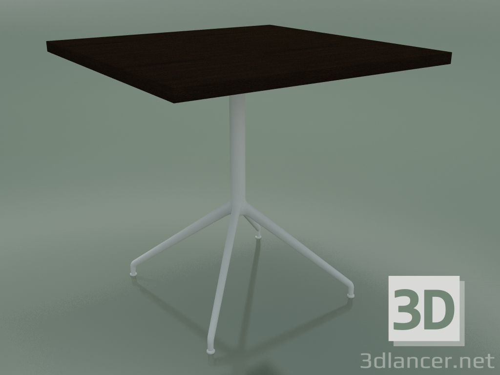 3d model Mesa cuadrada 5755 (H 74.5 - 80x80 cm, Wenge, V12) - vista previa