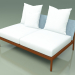 3d model Central sofa module 006 (Metal Rust, Batyline Sky) - preview