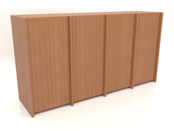 Modularer Kleiderschrank ST 07 (1530x409x816, Holzrot)